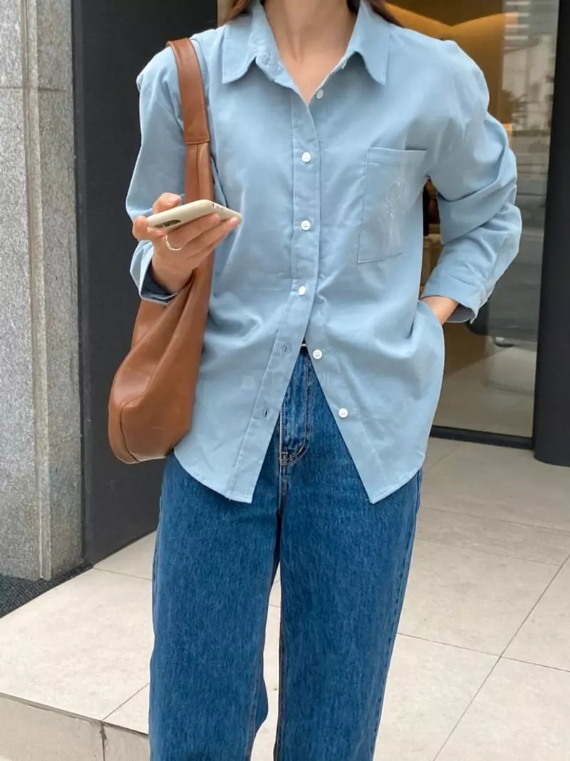 Denali - Korean Women Fashion - #momslook - Rib Heart Shirt - 6