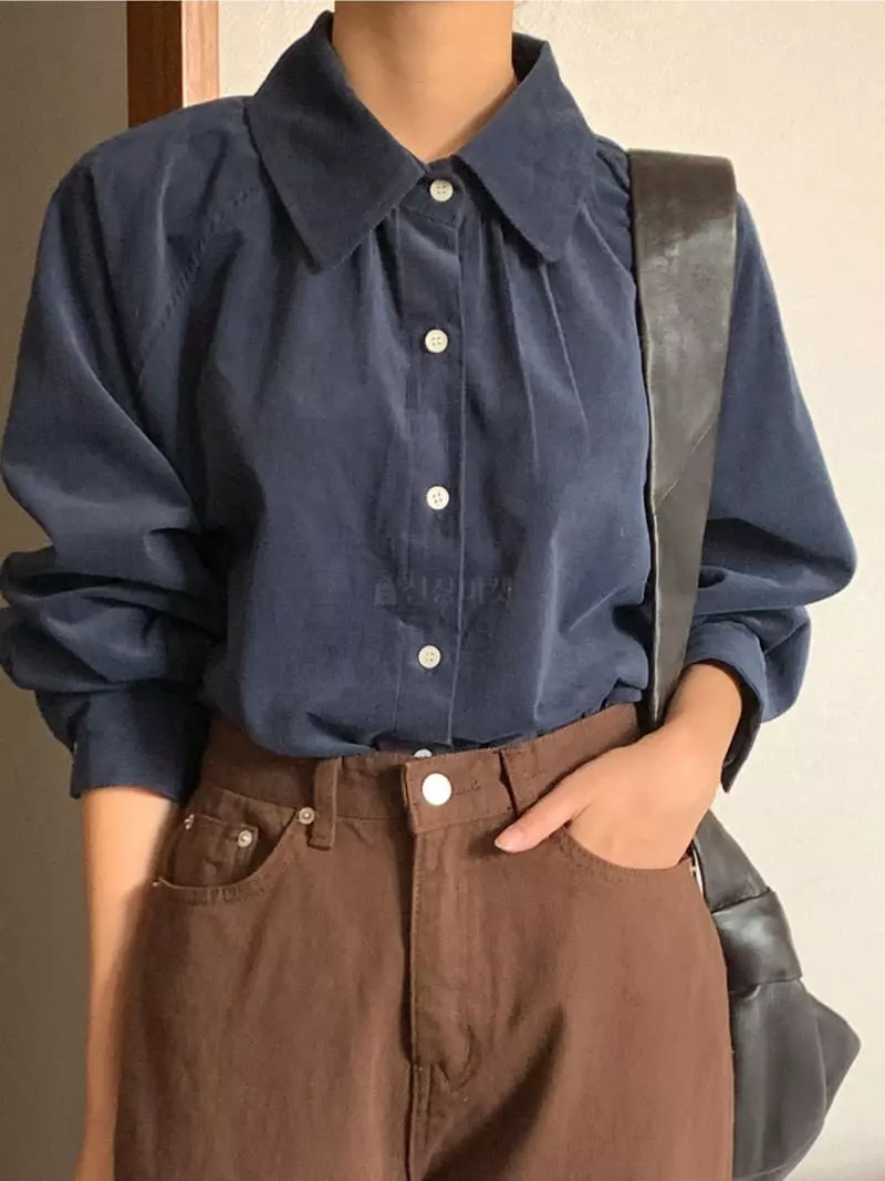 Denali - Korean Women Fashion - #thatsdarling - Shirring Shirt - 8