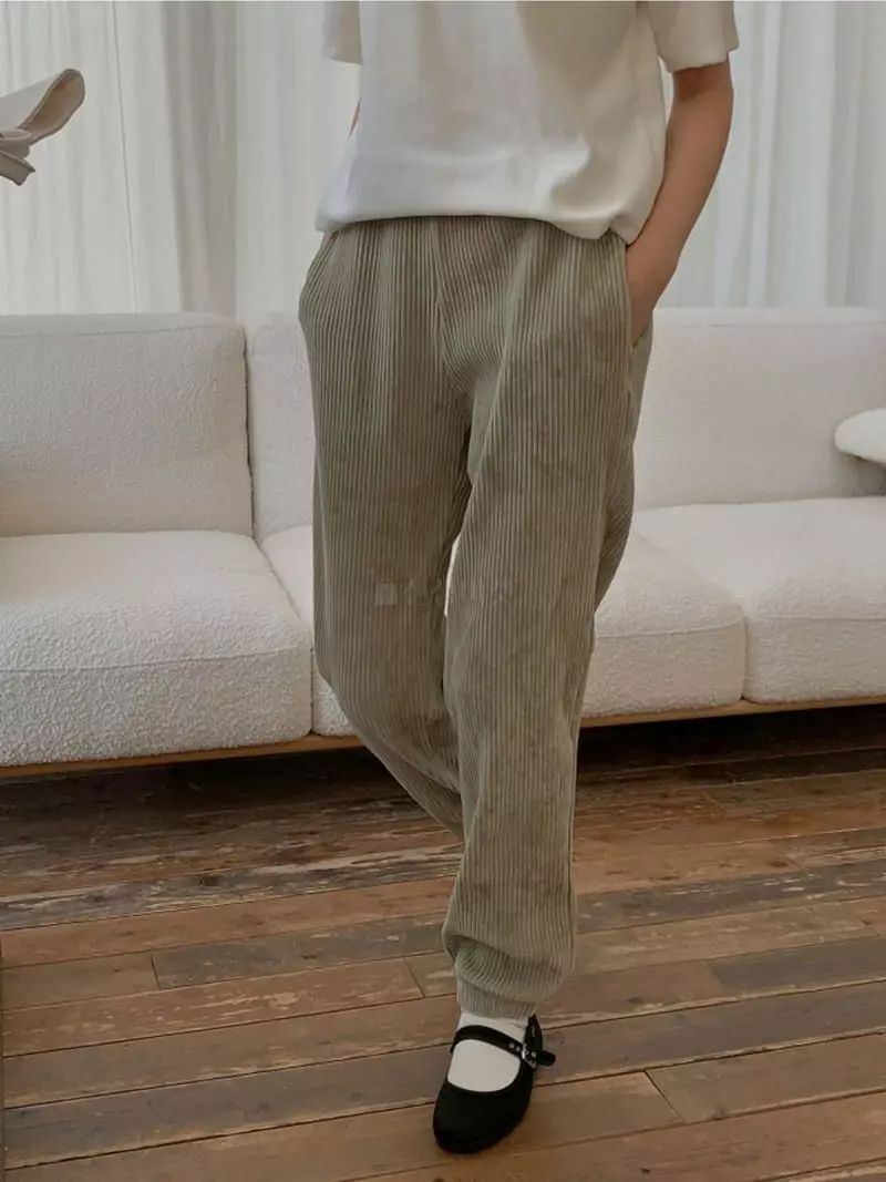 Denali - Korean Women Fashion - #thatsdarling - Veloure Pants - 6