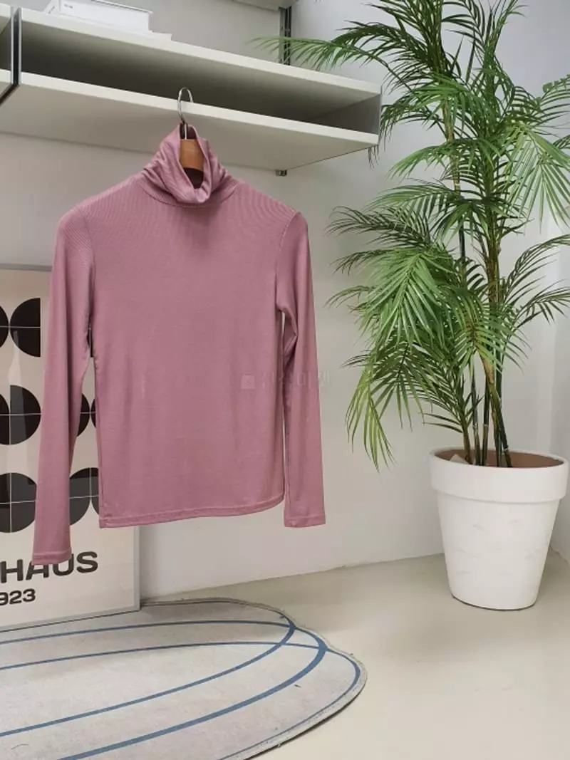 Denali - Korean Women Fashion - #womensfashion - Rib Turtleneck Tee - 12