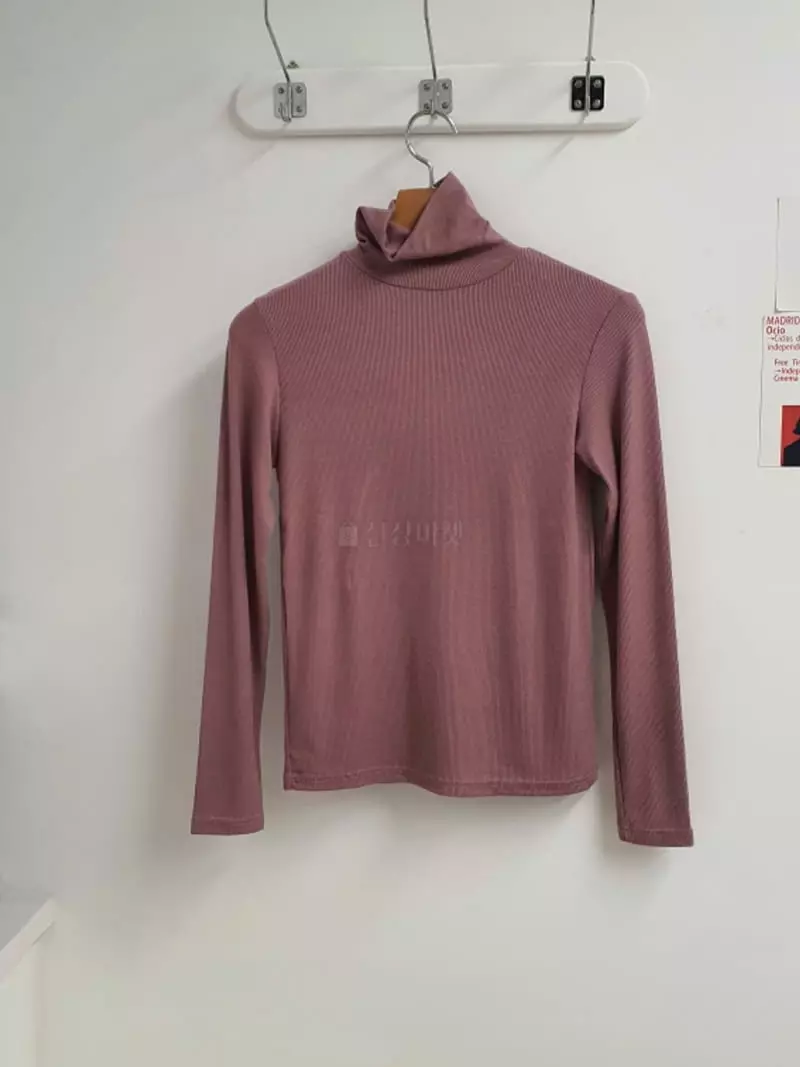 Denali - Korean Women Fashion - #womensfashion - Rib Turtleneck Tee - 8