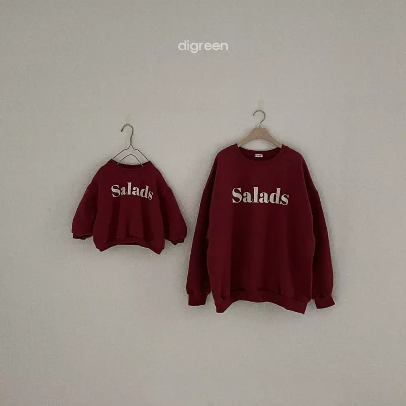 Digreen - Korean Women Fashion - #restrostyle - Mom Salad Sweatshirt - 6