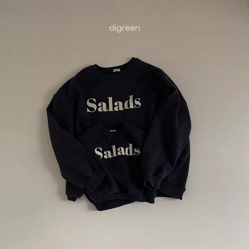 Digreen - Korean Women Fashion - #romanticstyle - Mom Salad Sweatshirt - 7