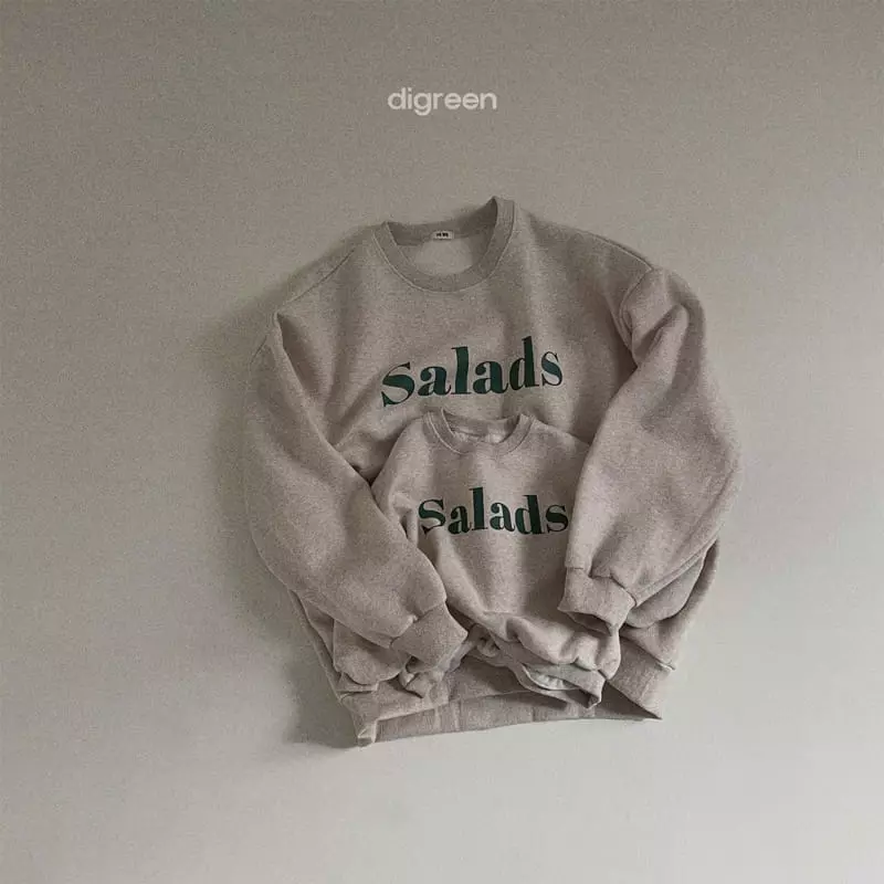 Digreen - Korean Women Fashion - #vintageinspired - Mom Salad Sweatshirt - 3