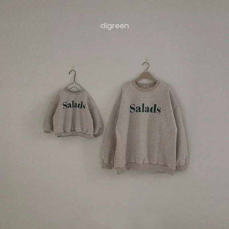 Digreen - Korean Women Fashion - #vintageinspired - Mom Salad Sweatshirt - 4