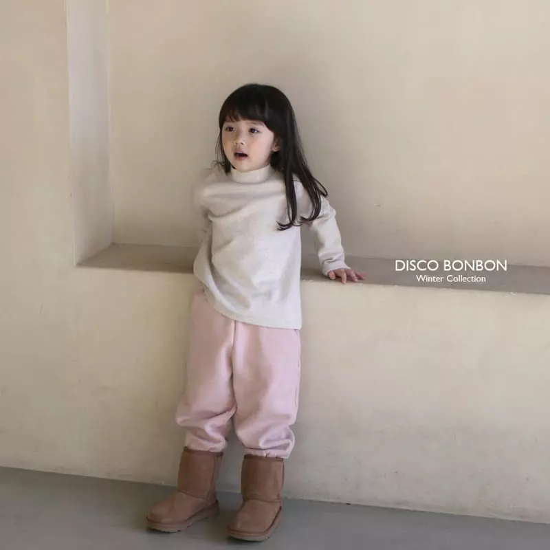 Disco Bonbon - Korean Children Fashion - #kidzfashiontrend - Neck Comfortable Turtleneck Tee - 4