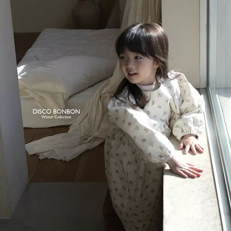 Disco Bonbon - Korean Children Fashion - #Kfashion4kids - Snow Flower One-piece - 3