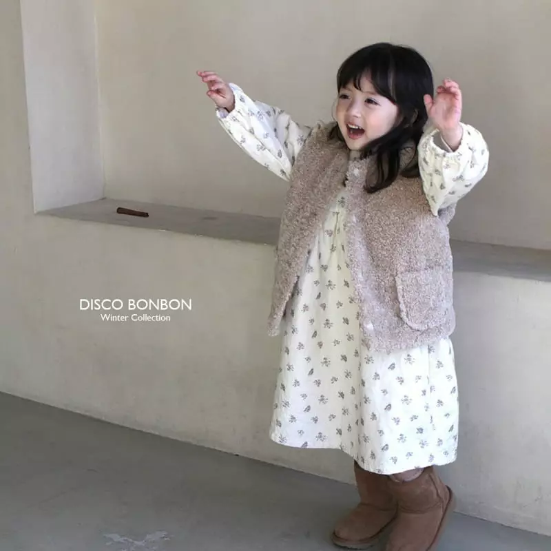 Disco Bonbon - Korean Children Fashion - #childofig - Snow Flower One-piece - 11