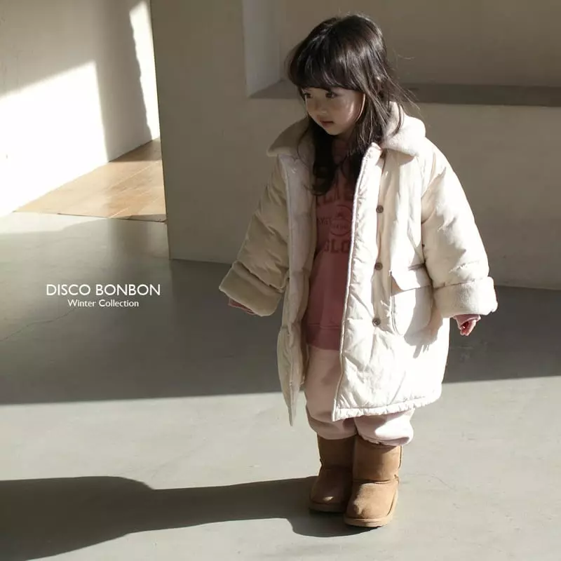 Disco Bonbon - Korean Children Fashion - #discoveringself - Butter Bonbon Padding Jacket - 10