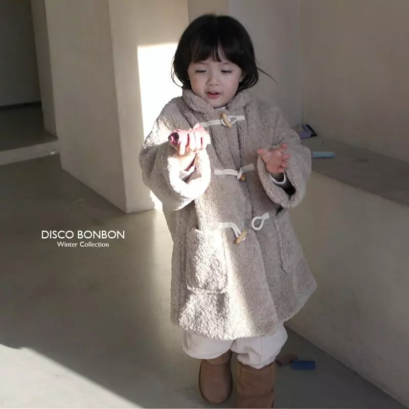 Disco Bonbon - Korean Children Fashion - #discoveringself - Boshion Fluffy Coat - 8