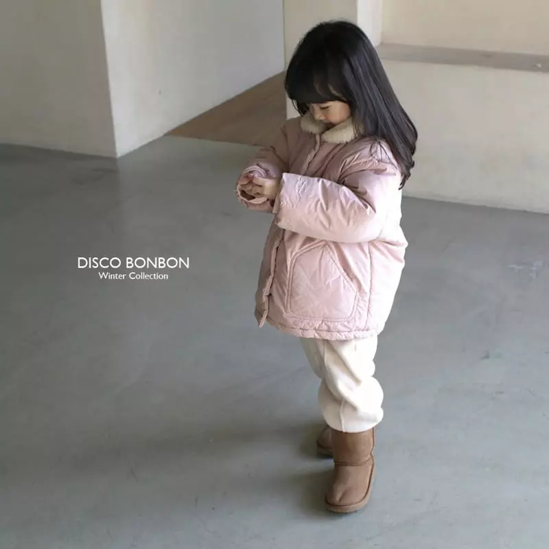 Disco Bonbon - Korean Children Fashion - #kidsshorts - Fluffy Collar Jumper - 2