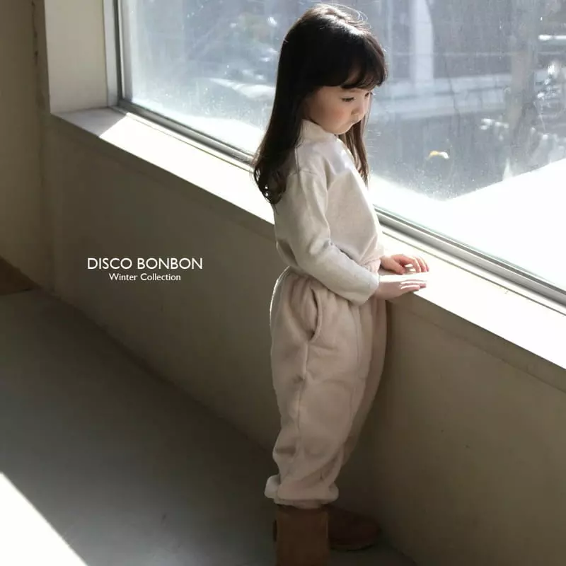 Disco Bonbon - Korean Children Fashion - #kidsshorts - Neck Comfortable Turtleneck Tee
