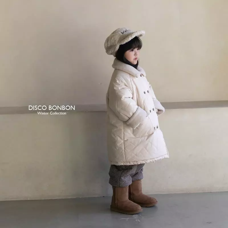 Disco Bonbon - Korean Children Fashion - #kidsshorts - Butter Bonbon Padding Jacket - 12
