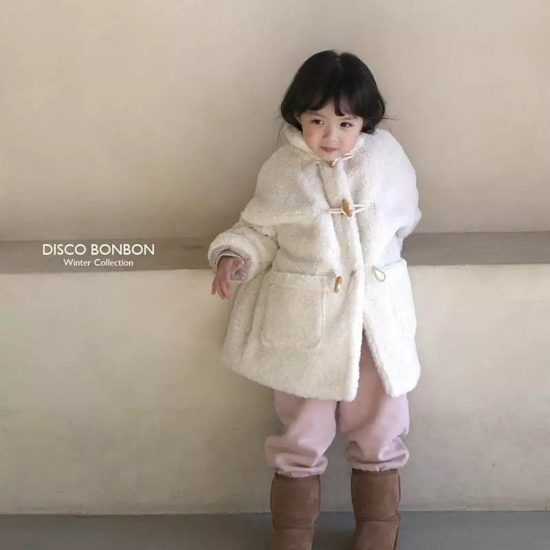 Disco Bonbon - Korean Children Fashion - #kidsshorts - Boshion Fluffy Coat - 10