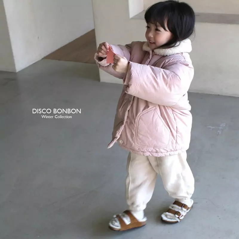 Disco Bonbon - Korean Children Fashion - #kidsstore - Fluffy Collar Jumper - 3
