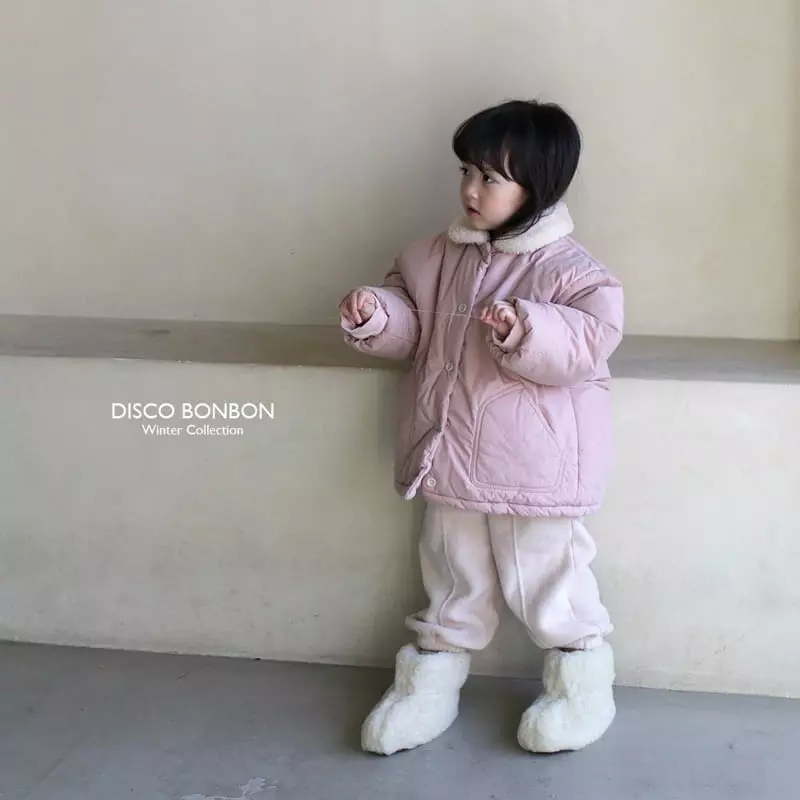 Disco Bonbon - Korean Children Fashion - #kidsstore - Fluffy Collar Jumper - 4