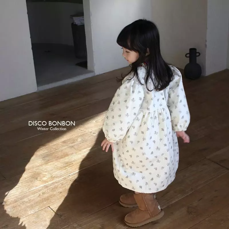 Disco Bonbon - Korean Children Fashion - #kidzfashiontrend - Snow Flower One-piece - 2