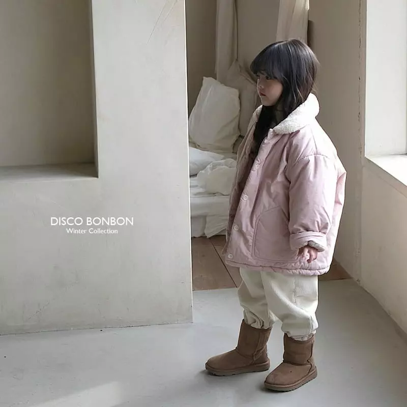 Disco Bonbon - Korean Children Fashion - #littlefashionista - Fluffy Collar Jumper - 6
