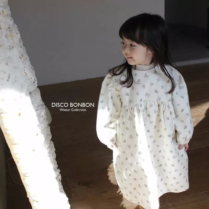 Disco Bonbon - Korean Children Fashion - #Kfashion4kids - Snow Flower One-piece - 4