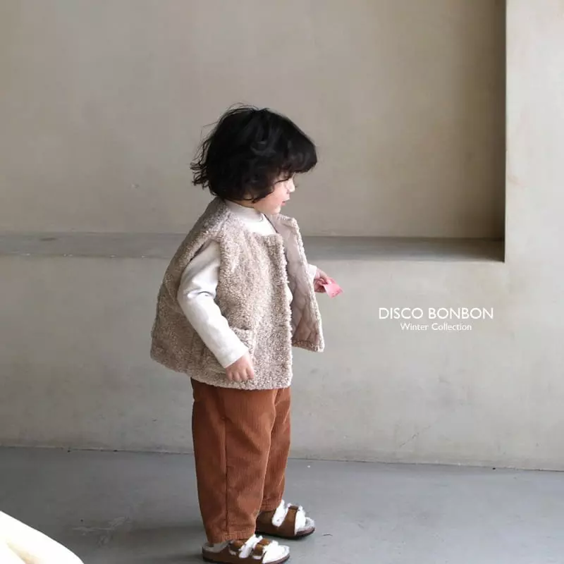 Disco Bonbon - Korean Children Fashion - #littlefashionista - Tong Tong Rib Pants - 2