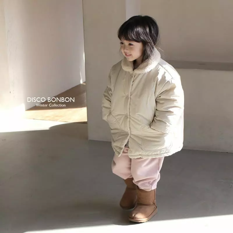 Disco Bonbon - Korean Children Fashion - #minifashionista - Fluffy Collar Jumper - 8