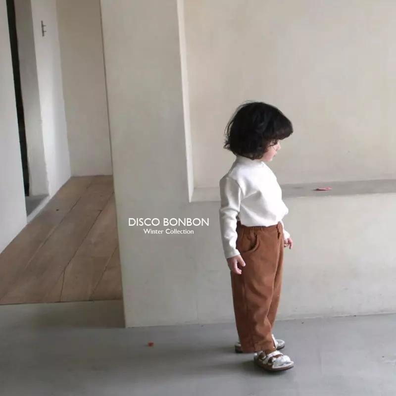 Disco Bonbon - Korean Children Fashion - #prettylittlegirls - Neck Comfortable Turtleneck Tee - 8