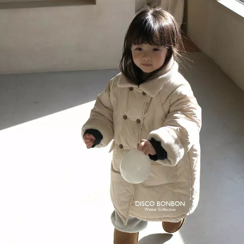 Disco Bonbon - Korean Children Fashion - #prettylittlegirls - Butter Bonbon Padding Jacket - 3