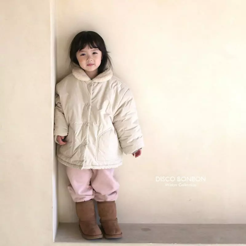Disco Bonbon - Korean Children Fashion - #stylishchildhood - Fluffy Collar Jumper - 12