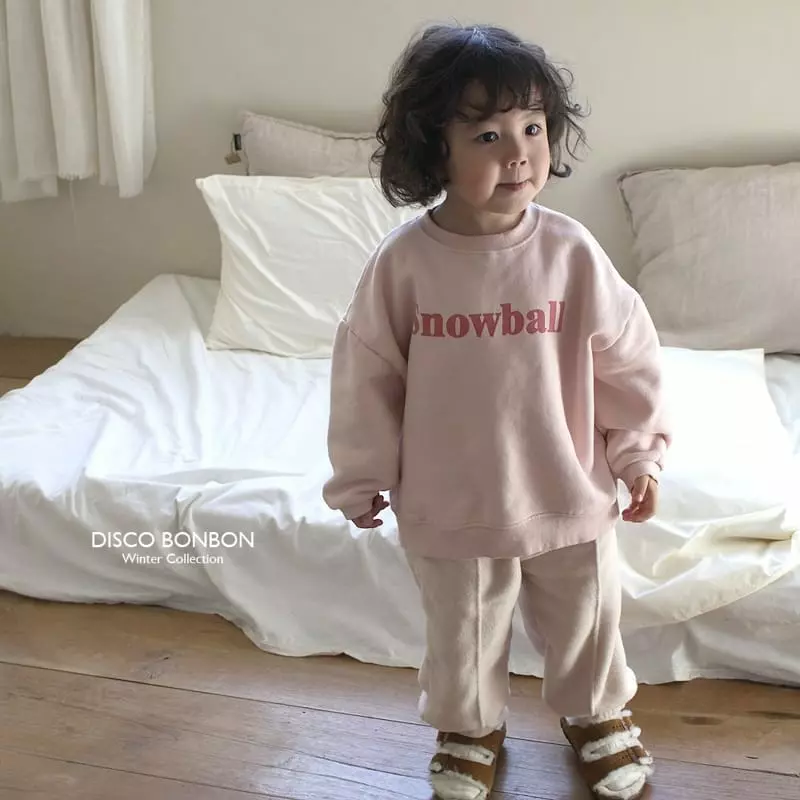Disco Bonbon - Korean Children Fashion - #stylishchildhood - Snow Ball Sweatshirt - 5