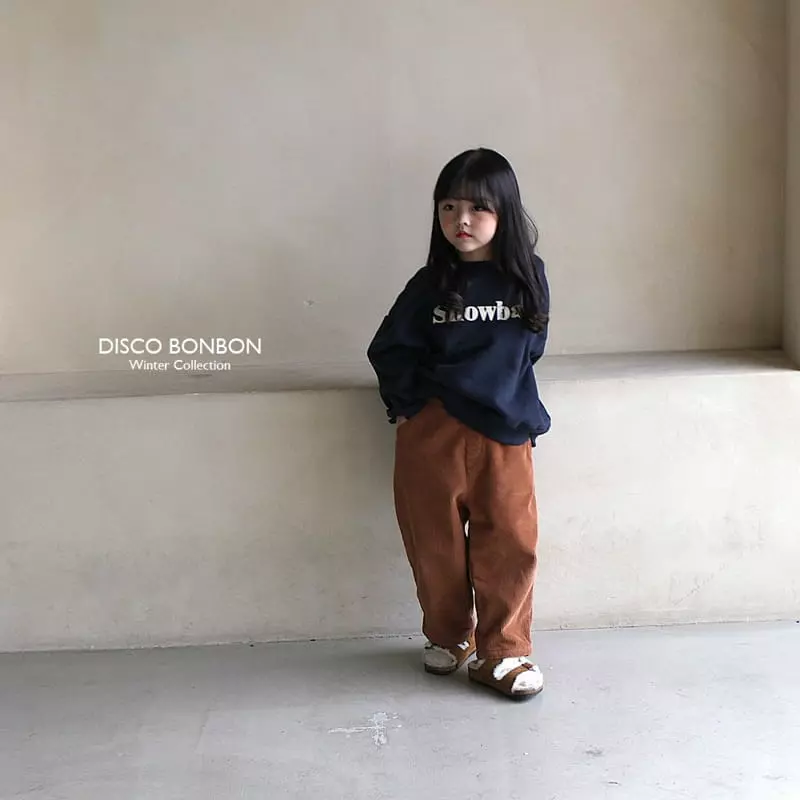 Disco Bonbon - Korean Children Fashion - #todddlerfashion - Tong Tong Rib Pants - 6