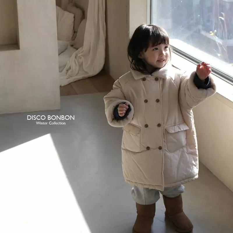 Disco Bonbon - Korean Children Fashion - #prettylittlegirls - Butter Bonbon Padding Jacket - 4
