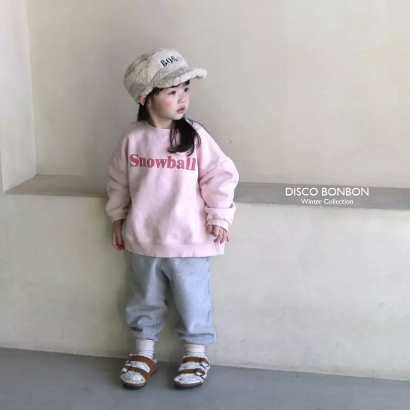 Disco Bonbon - Korean Children Fashion - #todddlerfashion - Snow Ball Sweatshirt - 3