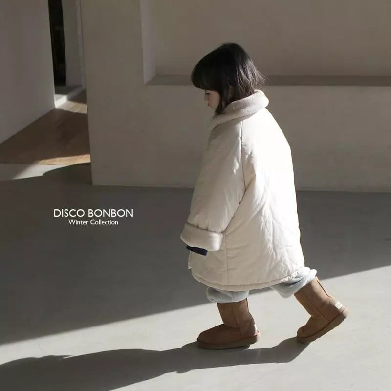 Disco Bonbon - Korean Children Fashion - #toddlerclothing - Butter Bonbon Padding Jacket - 5