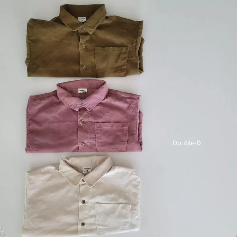 Doubled - Korean Children Fashion - #littlefashionista - Corduroy Shirt - 2