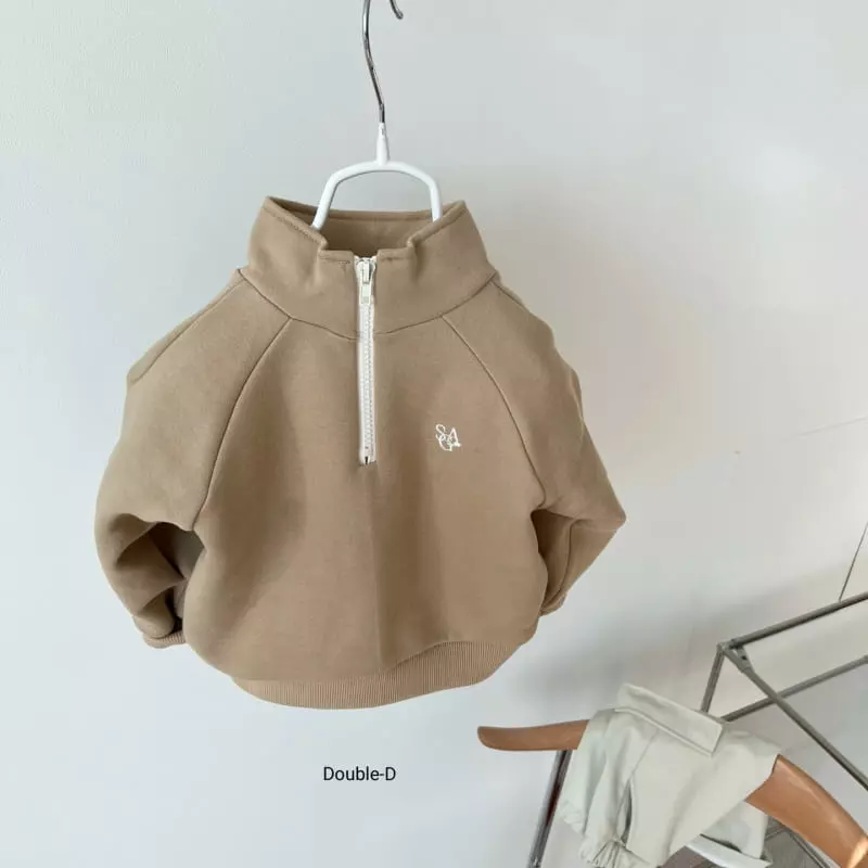 Doubled - Korean Children Fashion - #prettylittlegirls - Embroidery Half Zip-up - 8