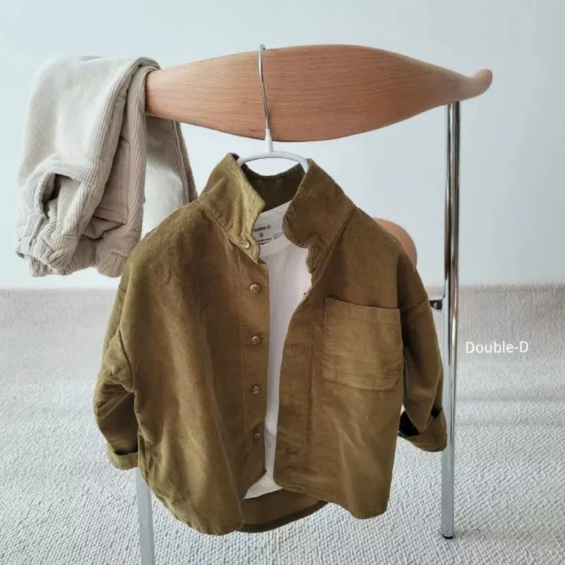 Doubled - Korean Children Fashion - #todddlerfashion - Corduroy Shirt - 6
