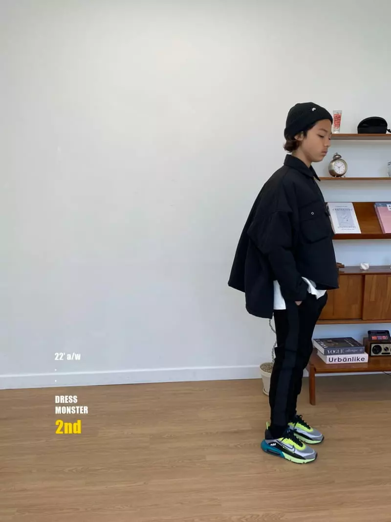 Dress Monster - Korean Junior Fashion - #kidzfashiontrend - Off Set Padding Jacket - 4