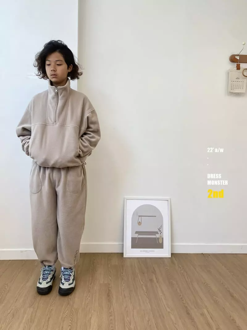 Dress Monster - Korean Junior Fashion - #Kfashion4kids - Turtleneck Bear Set - 3