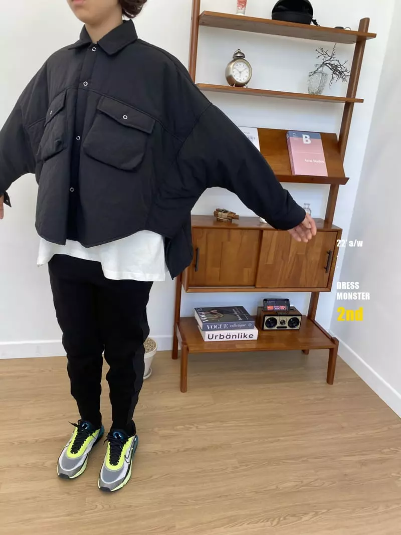 Dress Monster - Korean Junior Fashion - #childofig - Off Set Padding Jacket - 10