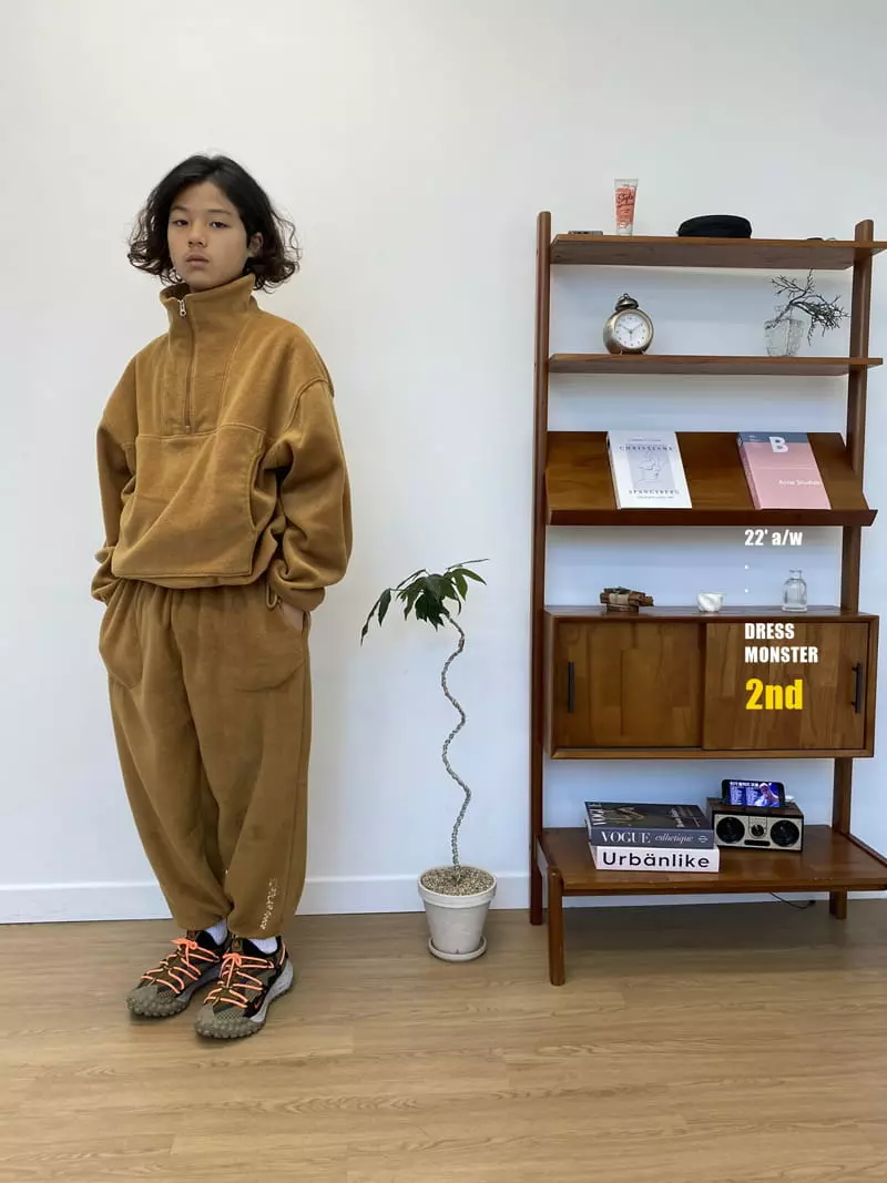 Dress Monster - Korean Junior Fashion - #childofig - Turtleneck Bear Set - 8
