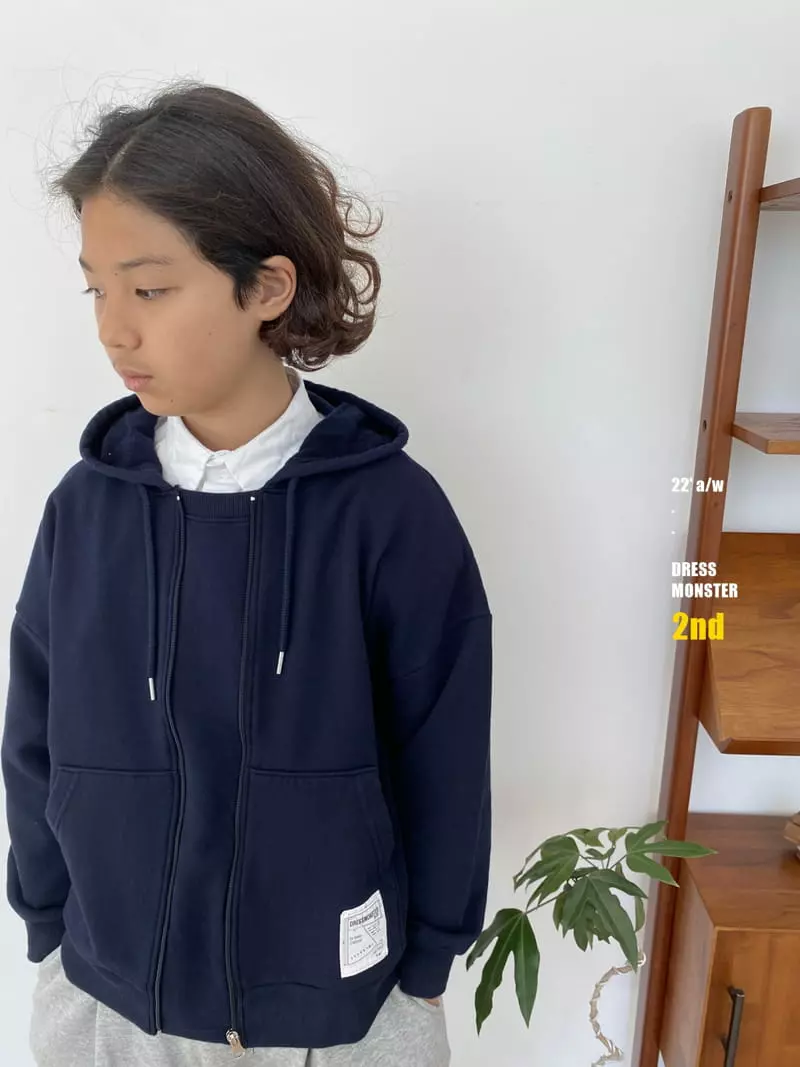 Dress Monster - Korean Junior Fashion - #childofig - Layerd  Hoody Tee - 5