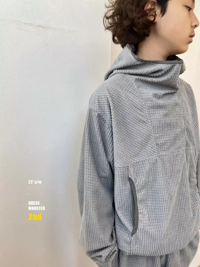 Dress Monster - Korean Junior Fashion - #fashionkids - Corduroy Cube Set-up