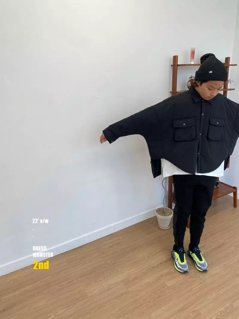 Dress Monster - Korean Junior Fashion - #kidzfashiontrend - Off Set Padding Jacket - 3