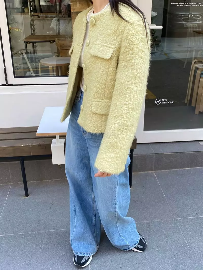 Duplo - Korean Women Fashion - #momslook - Mi Angora Jacket