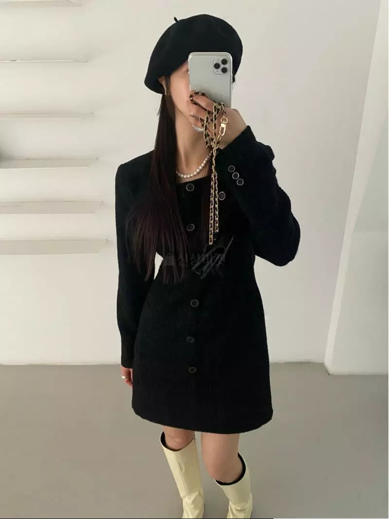 Duplo - Korean Women Fashion - #momslook - Twid One-piece - 10
