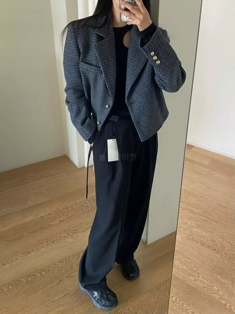 Duplo - Korean Women Fashion - #momslook - Buttonn Pants - 8
