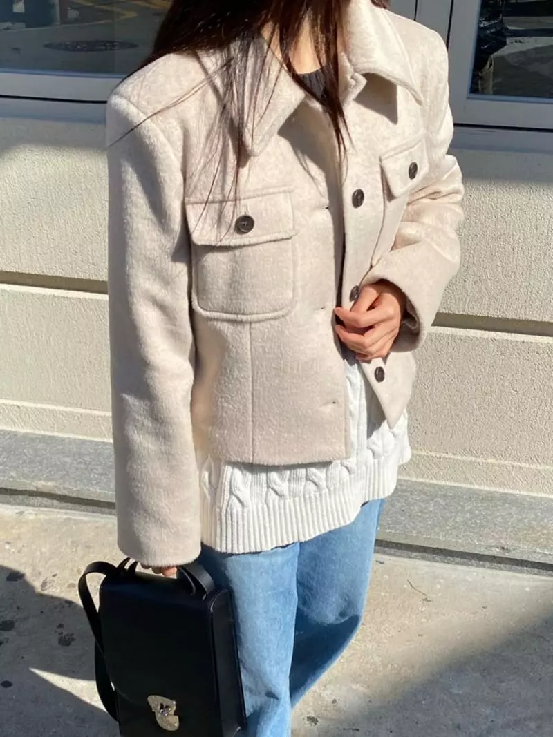 Duplo - Korean Women Fashion - #womensfashion - Bear Jacket - 4