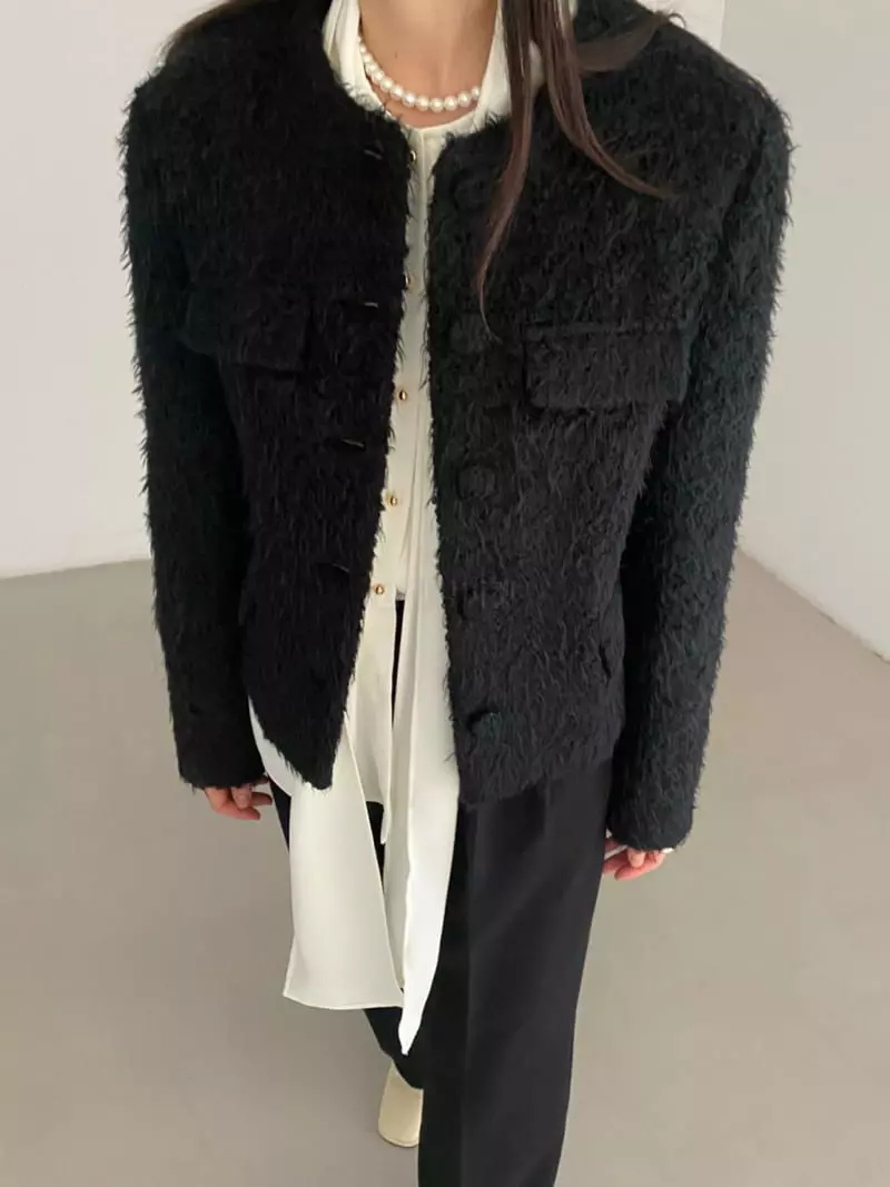 Duplo - Korean Women Fashion - #womensfashion - Mi Angora Jacket - 10
