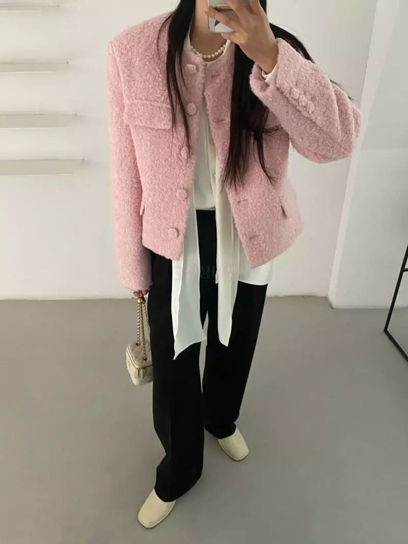 Duplo - Korean Women Fashion - #womensfashion - Mi Angora Jacket - 6
