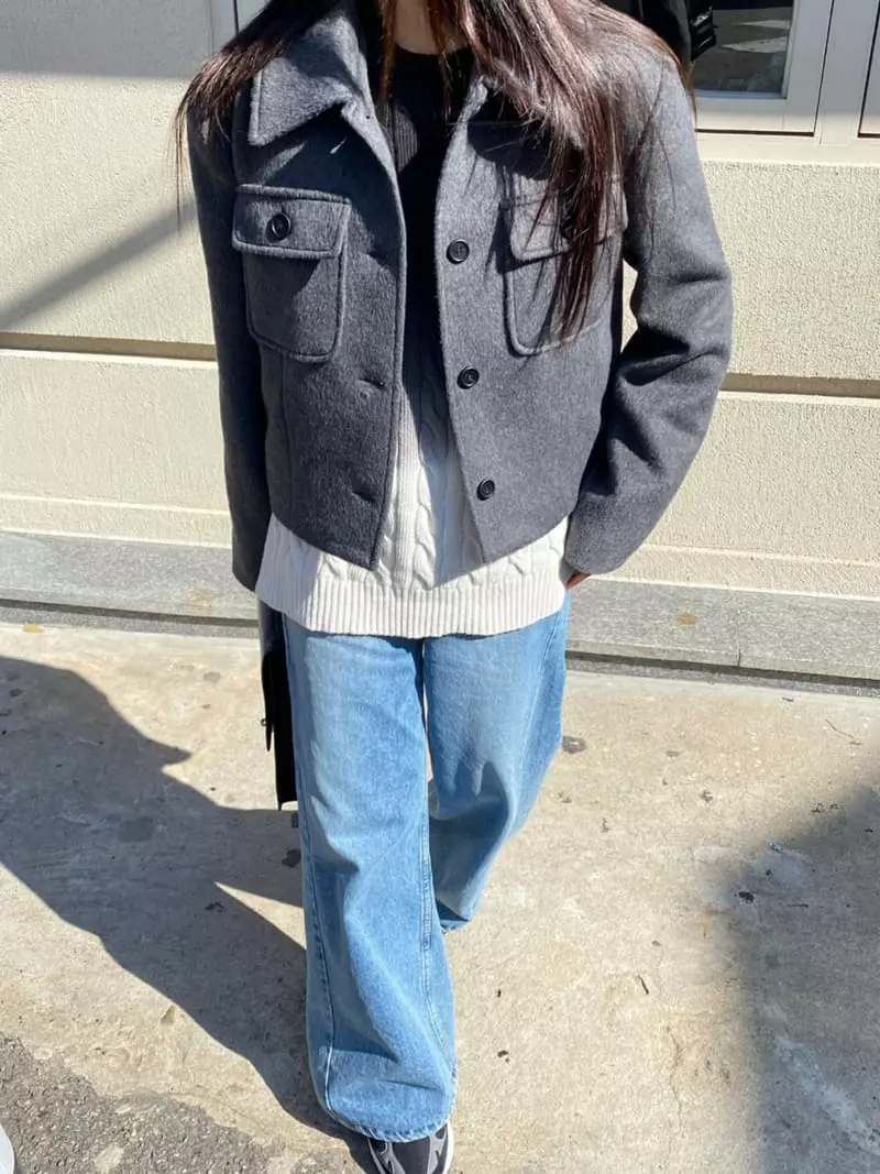 Duplo - Korean Women Fashion - #womensfashion - Bear Jacket - 5